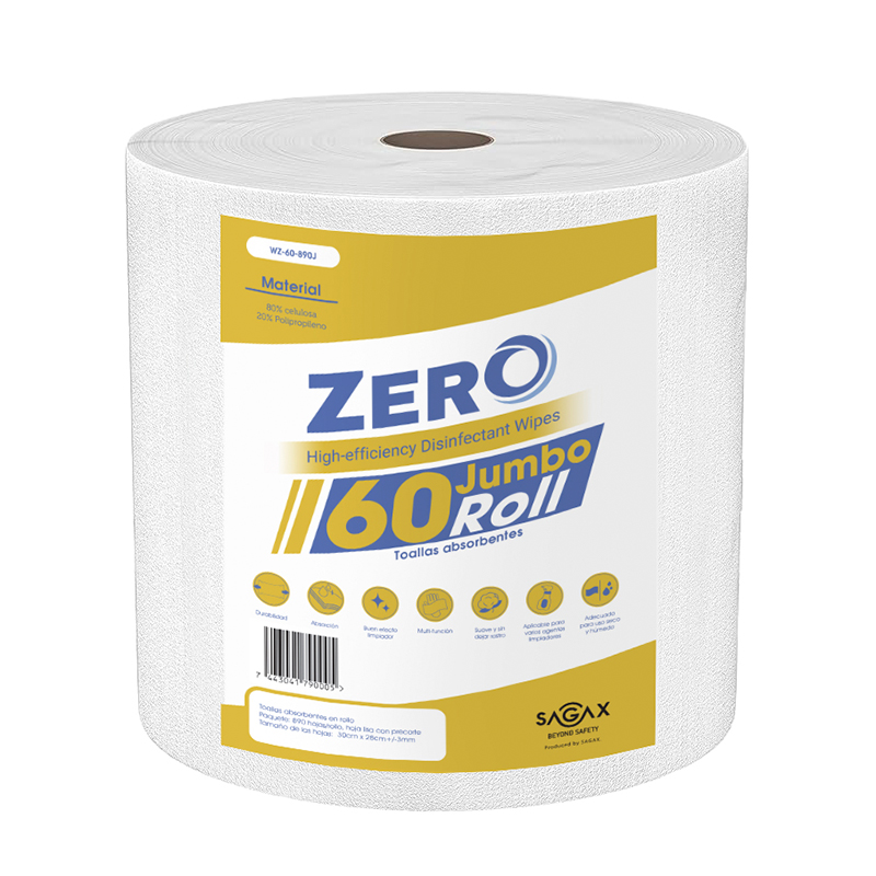 Toallas absorbentes Zero 60 Jumbo Roll • WZ-60-890J