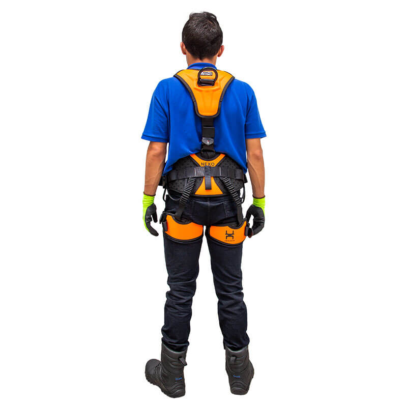 NEXO Arnés de suspensión con 5 argollas en D y sistema de extracción vertical