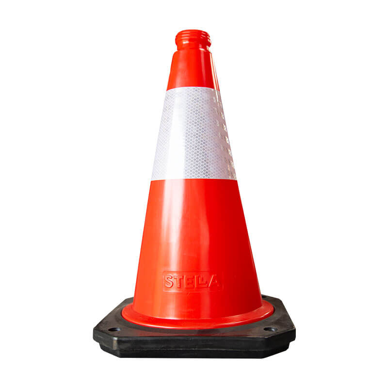 Cono de seguridad naranja 50 cm de alto